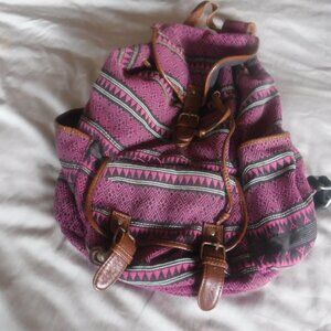 Aeropostale Purple Fabric BackPack